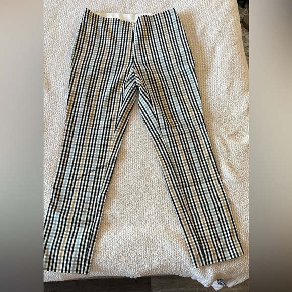a new day Women’s Blue and Tan Plaid Chinos - Picture 1 of 6